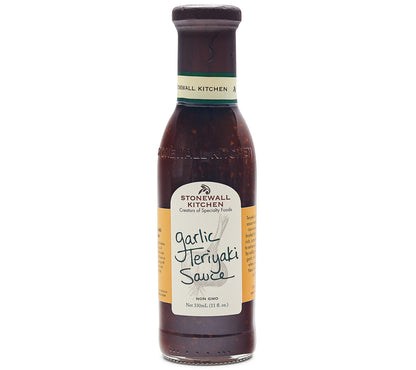 Garlic Teriyaki Sauce von Stonewall Kitchen kaufen | Note von Knoblauch und braunem Zucker | Perfekt zum Marinieren und Glasieren