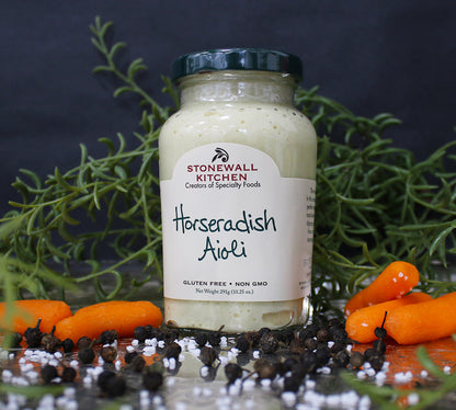 Horseradish Aioli von Stonewall Kitchen kaufen | intensiver Geschmack nach Meerrettich | Ideal zu Sandwiches oder gegrilltem Gemüse