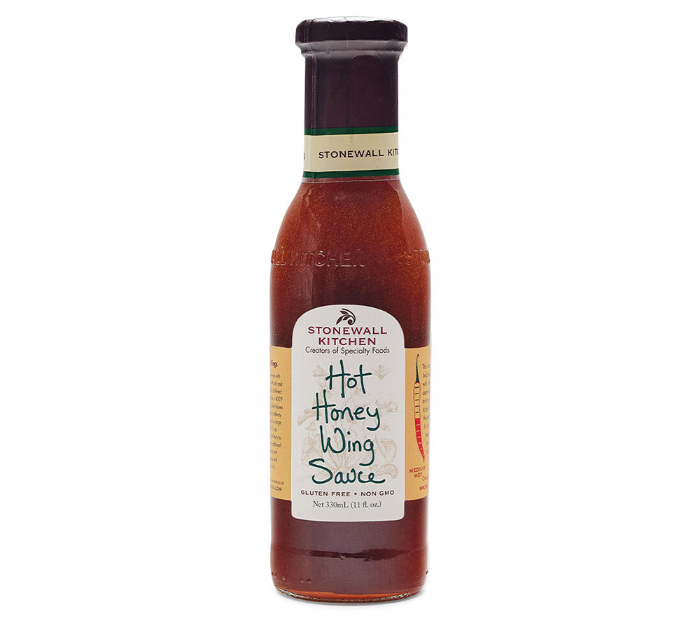 Hot Honey Wing Sauce von Stonewall Kitchen kaufen | feurig-süß aus Honig und Cayennepfeffer | Ideal zu Chicken Wings und als Dip 