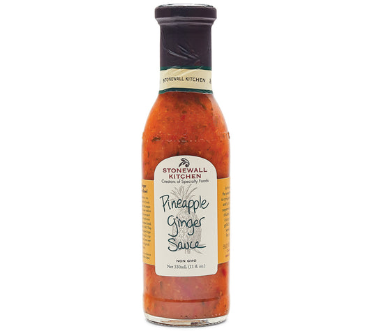 Pineapple Ginger Sauce von Stonewall Kitchen kaufen | fruchtig, sommerlich, scharf aus Ananas und Ingwer | Ideal zu Reis- und Hühnchengerichten 
