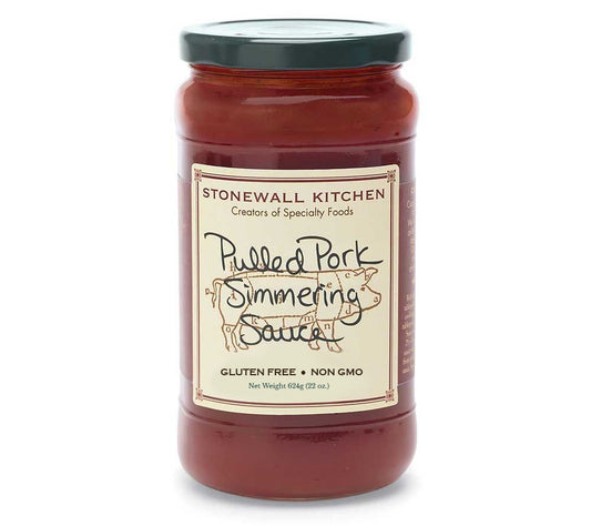 Pulled Pork Simmering Sauce von Stonewall Kitchen kaufen | fruchtig mit Tomate | Perfekt für Pulled Pork Sandwiches
