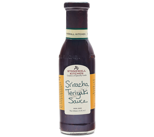 Sriracha Teriyaki Sauce von Stonewall Kitchen kaufen | angenehm pikante Sojasauce, leichte Süße | Zum Marinieren und Glasieren, Wok-Gerichte 