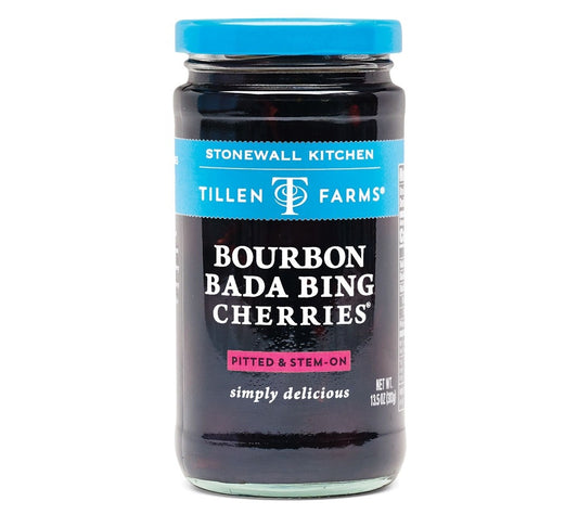 Bourbon Bada Bing Cherries von Stonewall Kitchen und Tillen Farms