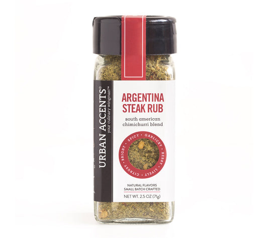 Argentina Steak Rub Gewürz von Urban Accents kaufen | Steakgewürz aus Knoblauch, Zwiebeln, Petersilie | Ideal für Fleisch- oder Kartoffelgerichte | EU-weiter Versand