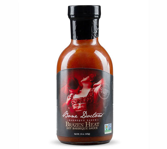 Brazen Heat BBQ-Sauce von Bone Doctors kaufen | feurig-scharfer Geschmack durch Arbol- und Habanero-Chilis | Ideal für Schärfe-Liebhaber | Europaweite Lieferung