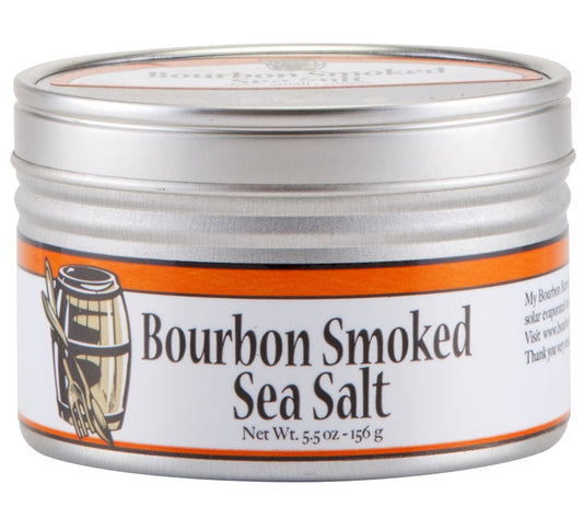 Bourbon Smoked Sea Salt - Rauchsalz von Bourbon Barrel Foods kaufen | Geräuchertes Meersalz | Ideal zu Fleisch, Gemüse, auf frischen Blattsalaten | EU-weiter Versand