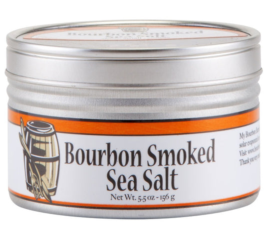 Bourbon Smoked Sea Salt - Rauchsalz von Bourbon Barrel Foods kaufen | Geräuchertes Meersalz | Ideal zu Fleisch, Gemüse, auf frischen Blattsalaten