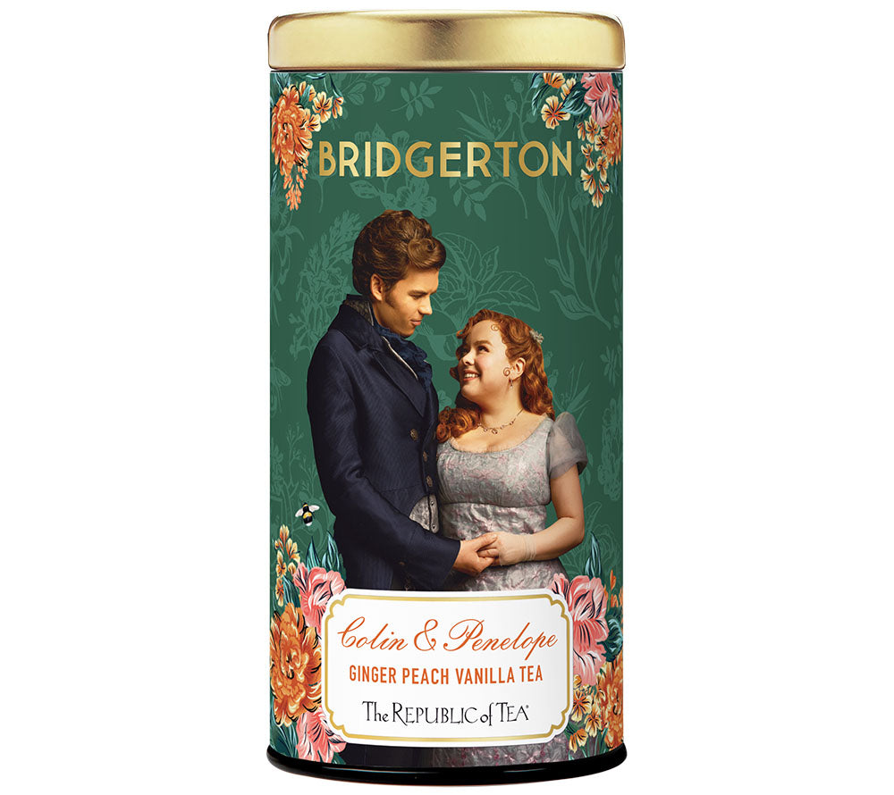 Bridgerton Colin & Penelope Ginger Peach Vanilla von The Republic of Tea kaufen | Schwarztee | Perfekt zur Bridgerton Netflix-Serie