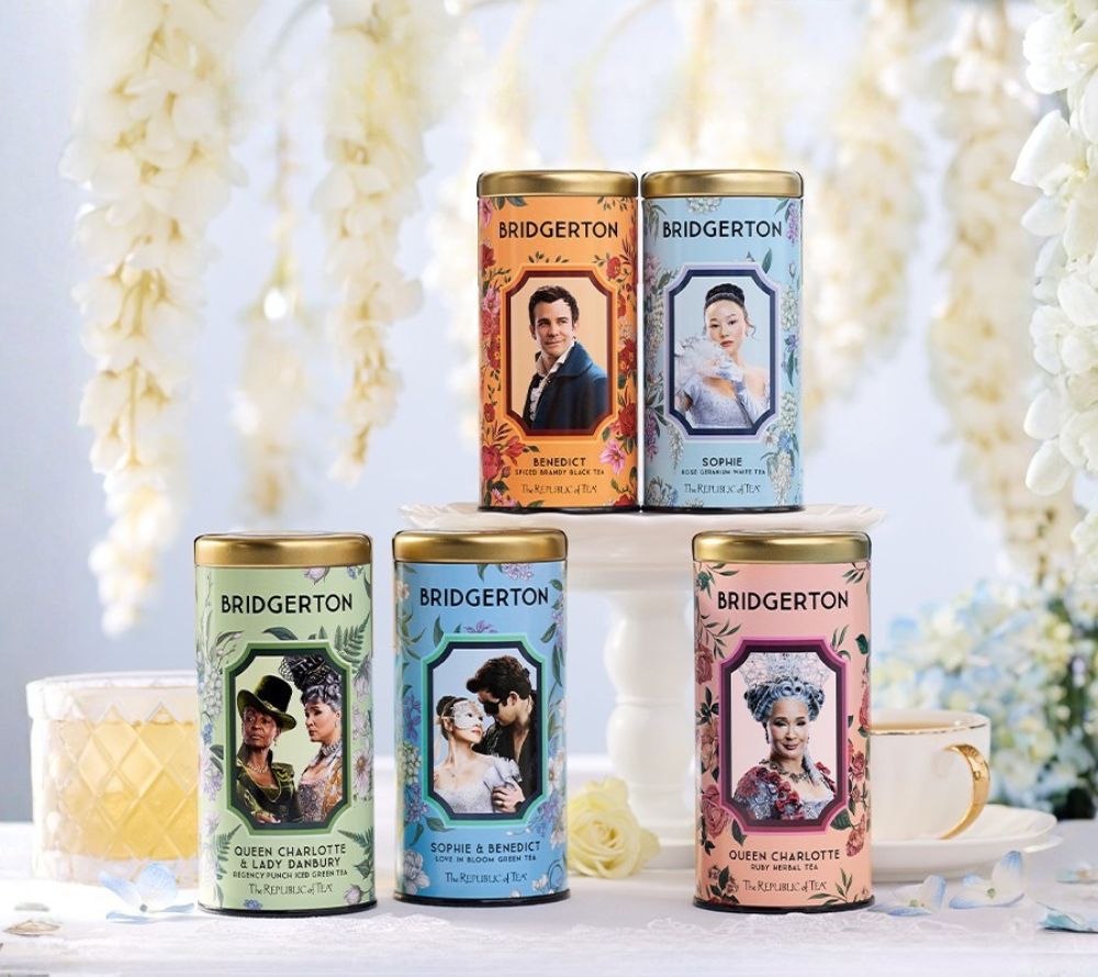Bridgerton Regency Punch Iced Green Tea kaufen – fruchtiger Grüntee mit Zitrus & Hibiskus. Perfekt als Eistee. Jetzt online bestellen bei Ryan's Specialties.