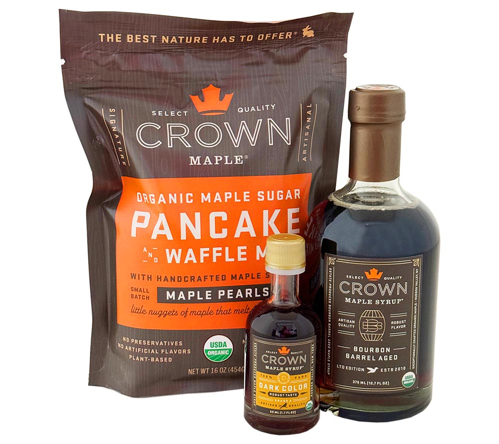 Crown Maple Ahornsirup und Pancake Mix