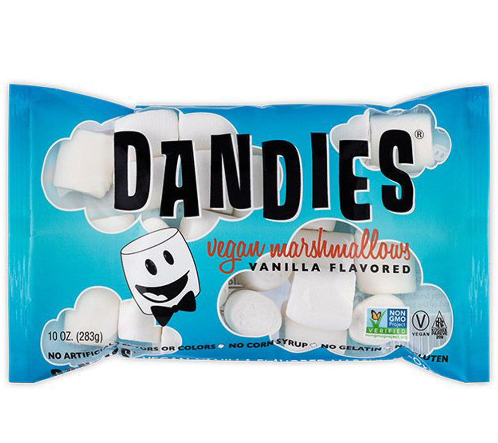 Dandies Marshmallows - Vanilla (vegan) kaufen | Bestseller | Vegane Vanille Marshmallows | Ideal für S'mores, zum Backen oder zum Naschen