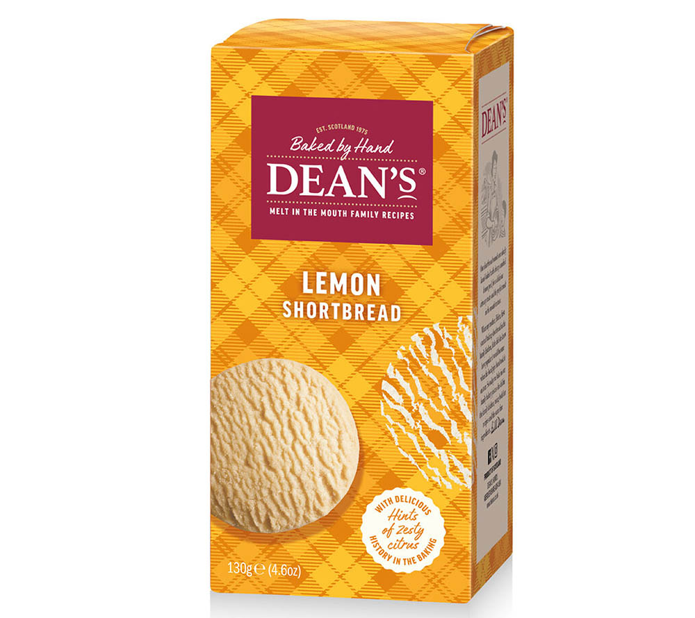 Dean’s Lemon Shortbread Rounds kaufen | Handgefertigte Zitronen-Kekse | Ideal zu Kaffee und Tee | EU-weiter Versand