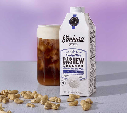 Pflanzlicher Cashew Creamer | vegan und laktosefrei | Ohne Emulgatoren, Gums oder zugesetzte Öle | Glutenfrei, Non-GMO & Koscher | Jetzt bestellen & genießen!