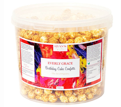 Everly Grace Popcorn Birthday Cake Confetti ✚ aus natürlichen Zutaten ✚ ohne künstliche Aromen ✚ Große Auswahl ✚ Made in Augsburg