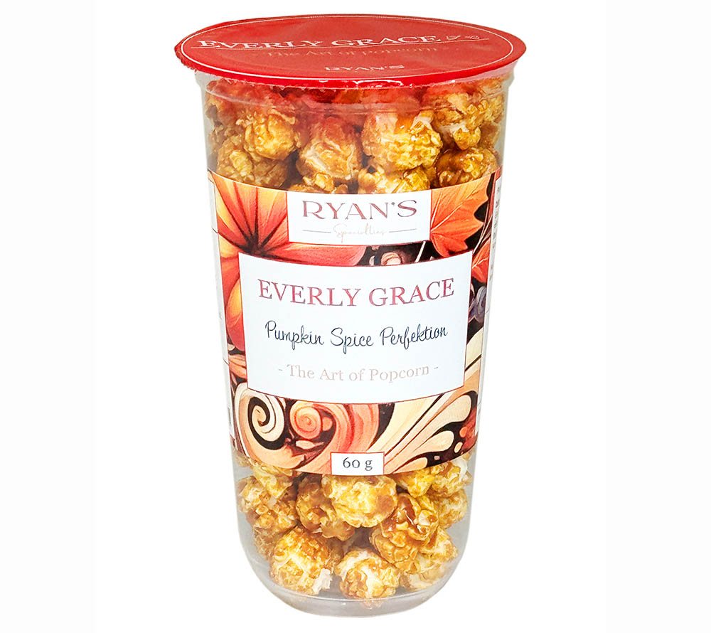 Popcorn Pumpkin Spice Perfection von Everly Grace kaufen | herbstlicher Geschmack nach Kürbis und Karamell | perfekt für den Kinoabend zu Hause
