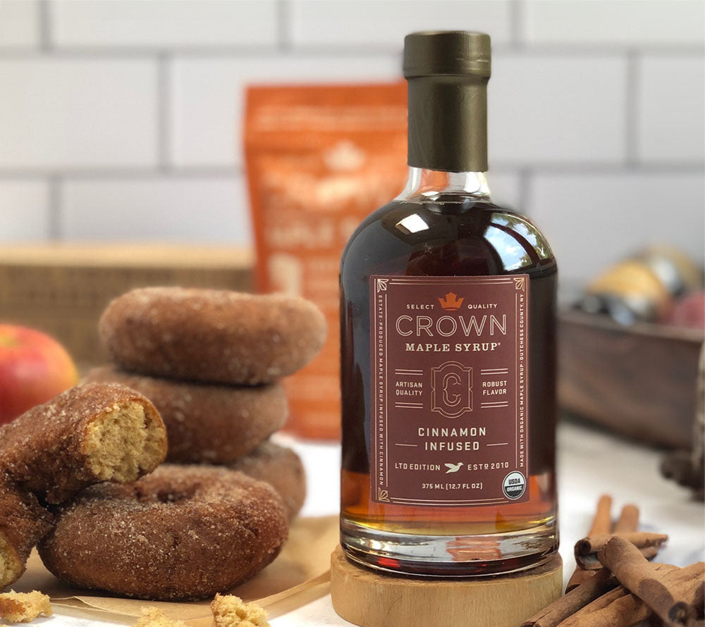 Cinnamon Infused Ahornsirup von Crown Maple, 375 ml