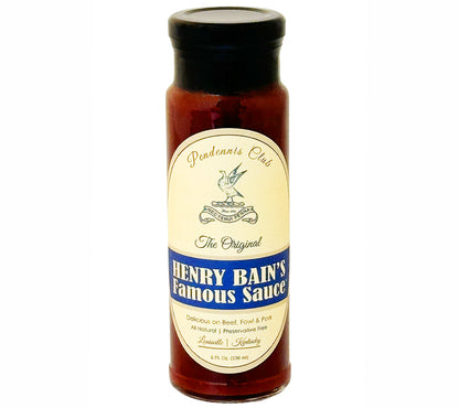Henry Bain's Famous Sauce aus dem Pendennis Club kaufen | traditioneller, authentischer Geschmack | perfekt zu Steaks, Grillfleisch, Burger 