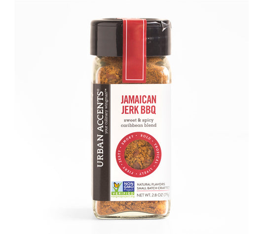 Jamaican Jerk BBQ Rub Gewürz von Urban Accents kaufen | Pikante Gewürzmischung mit Pfeffer | Ideal für Fleisch und Gemüse sowie Suppen und Salate 