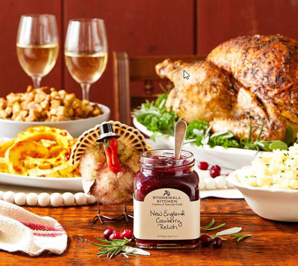 New England Cranberry Relish von Stonewall Kitchen kaufen | fruchtige, herbe Cranberries mit Orange | Ideal als Aufstrich und zu Truthahn | Europaweiter Versand