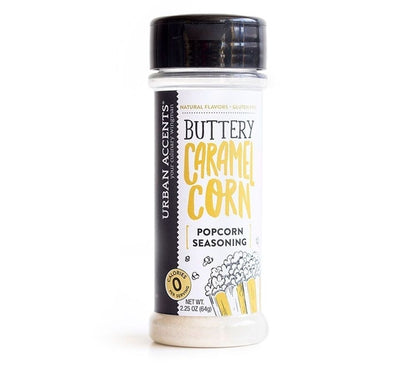 Popcorngewürz Buttery Caramel Corn von Urban Accents kaufen | süßer Geschmack von knackigen Karamell | Perfekt für selbstgemachtes Popcorn