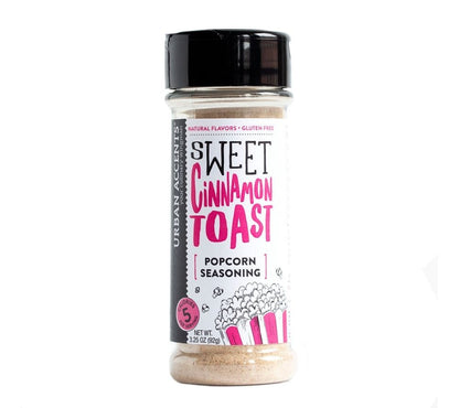 Popcorngewürz Sweet Cinnamon Toast von Urban Accents kaufen | Geschmack von würzigem Frühstückstoast | Perfekt für Popcorn, Chips, Maiskolben