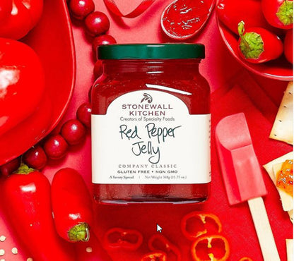 Red Pepper Jelly von Stonewall Kitchen kaufen | fruchtig aus roter Paprika, Rohrzucker und Cayennepfeffer | Ideal zu Käse und Frischkäse