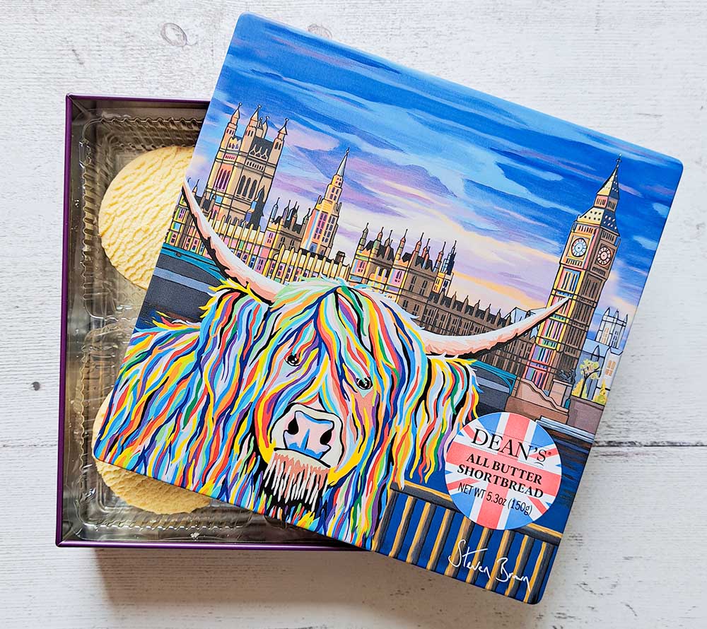 Wee Ben McCoo All Butter Shortbread Tin von Dean's kaufen | unvergleichlich zartes Shortbread | wunderschöne Metalldose als perfektes Geschenk 
