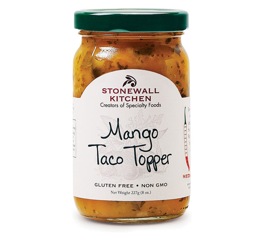 Mango Taco Topper von Stonewall Kitchen kaufen | fruchtig-exotischer Geschmack nach Mexico | Perfekt zum Dippen und als Topping für Tacos | Europaweiter Versand