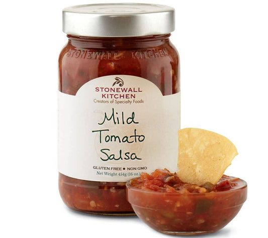 Mild Tomato Salsa von Stonewall Kitchen kaufen | fruchtig, leicht scharf mit Zwiebel, Paprika, Jalapeno | Perfekt zu Nachos und Tacos 