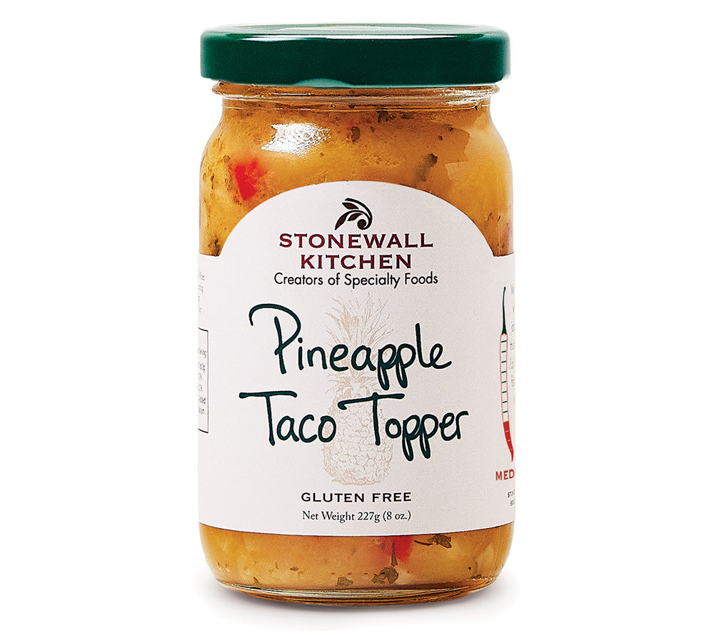 Pineapple Taco Topper von Stonewall Kitchen kaufen | fruchtig-exotischer Geschmack nach Mexico | Perfekt zum Dippen und als Topping für Tacos | Europaweiter Versand