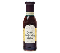 Stonewall Kitchen Sticky Garlic Wing Sauce – würzig-süße BBQ Glasur im Glas für Hähnchen und Grillgerichte