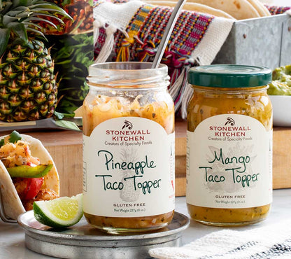 Pineapple Taco Topper von Stonewall Kitchen kaufen | fruchtig-exotischer Geschmack nach Mexico | Perfekt zum Dippen und als Topping für Tacos | Europaweiter Versand