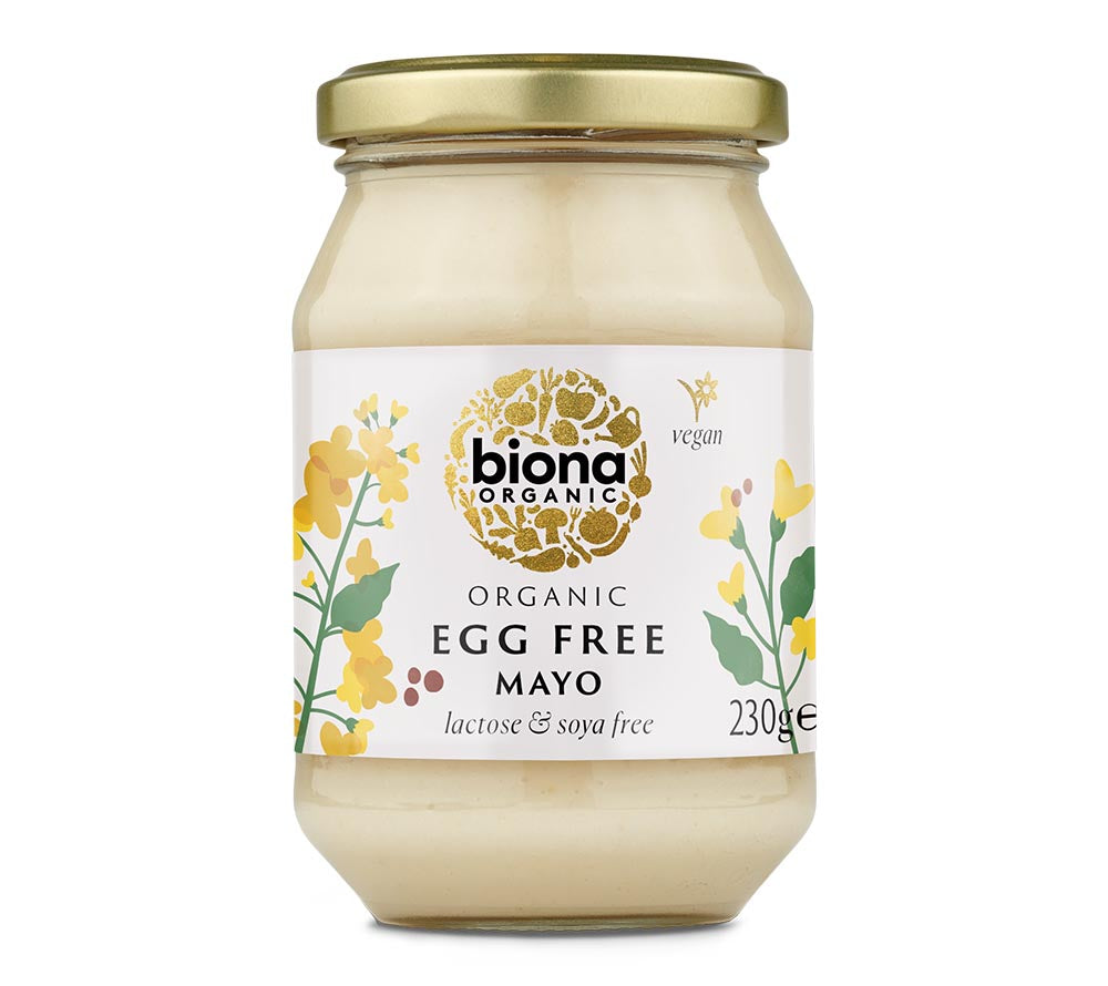 Egg Free Mayo von Biona kaufen | vegane und hochwertige Alternative zu traditioneller Mayonnaise | Perfekt zum Kartoffelsalat, Sandwiches 